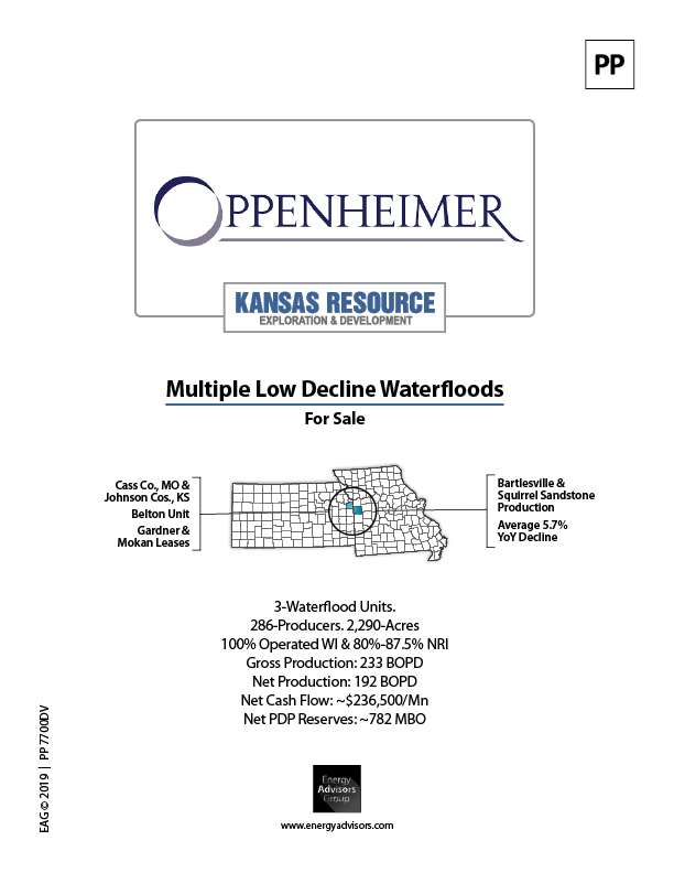 MIDCONTINENT SHALLOW OIL PROJECT - Energy Advisors Group MIDCONTINENT SHALLOW OIL PROJECT