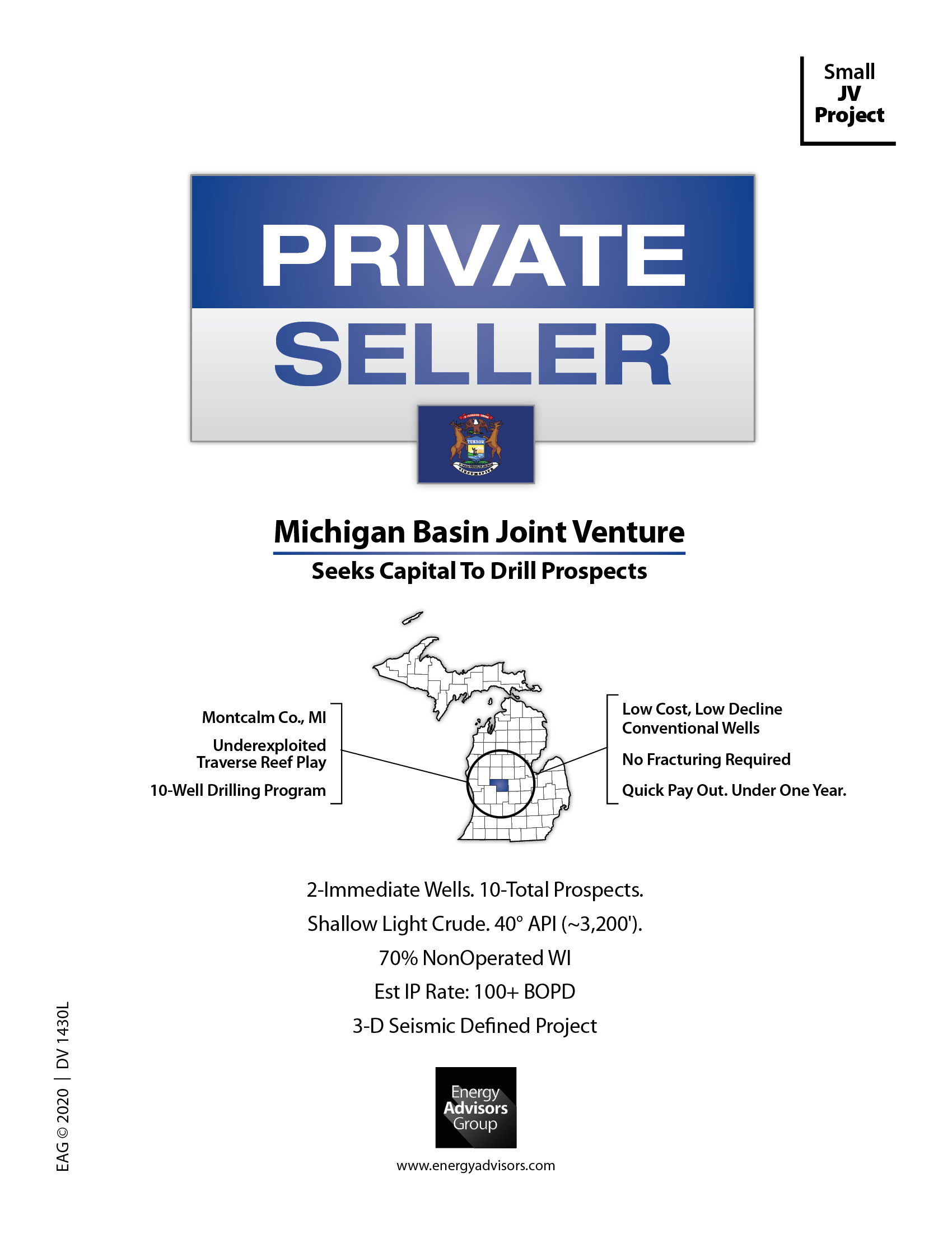 MICHIGAN BASIN READY-TO-DRILL - Energy Advisors Group MICHIGAN BASIN READY-TO-DRILL