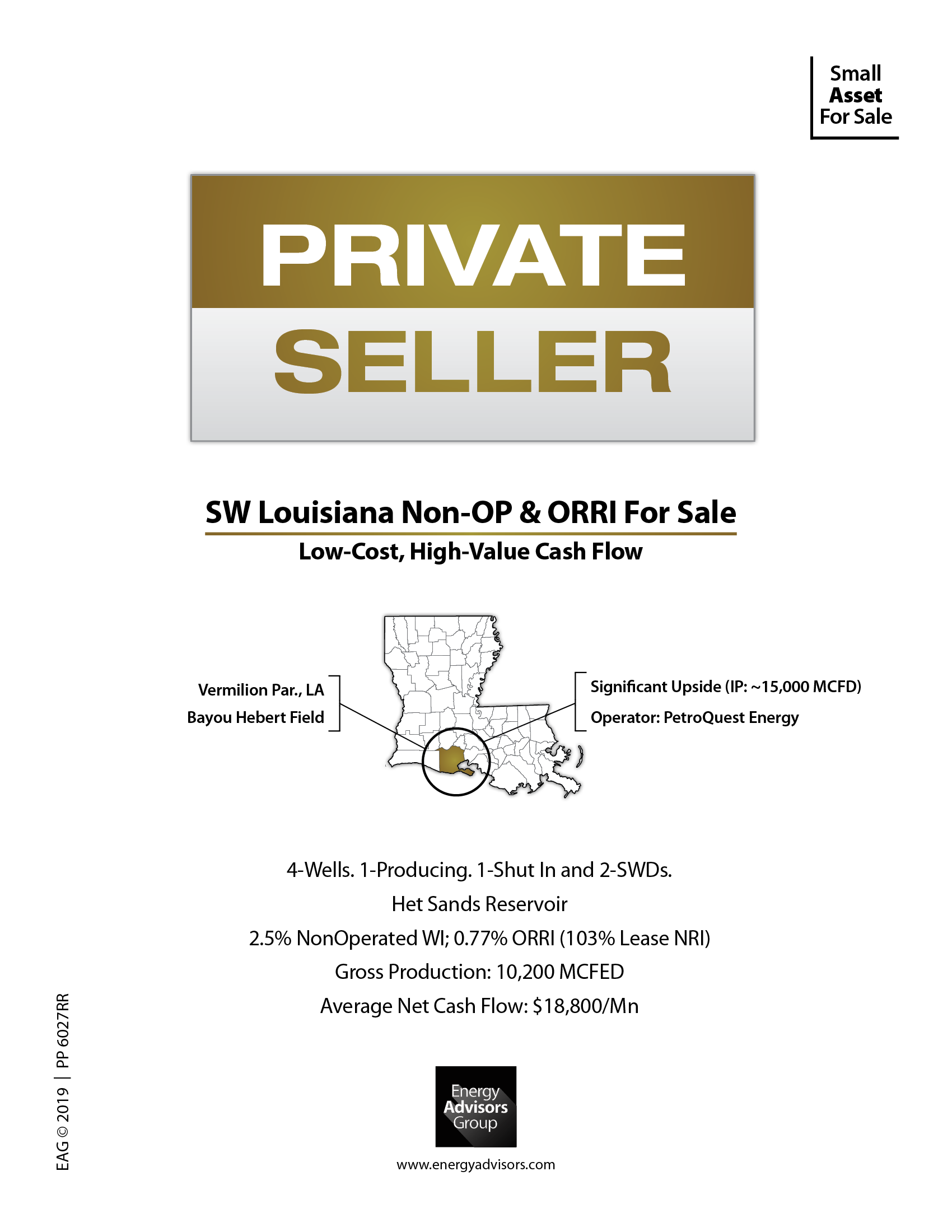 SMALL LOUISIANA NONOP/OVERRIDE - Energy Advisors Group SMALL LOUISIANA NONOP/OVERRIDE