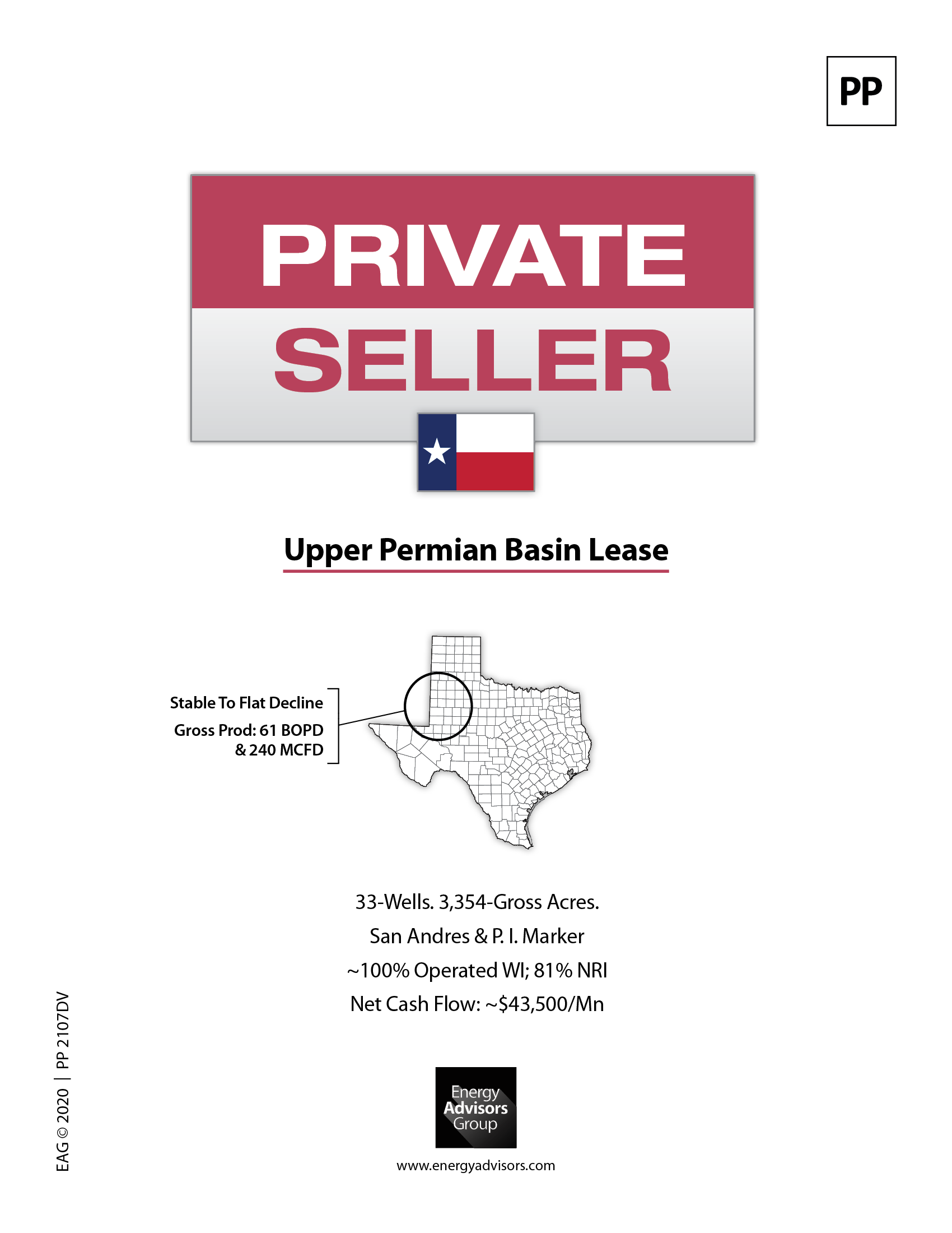 QUICK SMALL PKG FOR SALE - Energy Advisors Group QUICK SMALL PKG FOR SALE