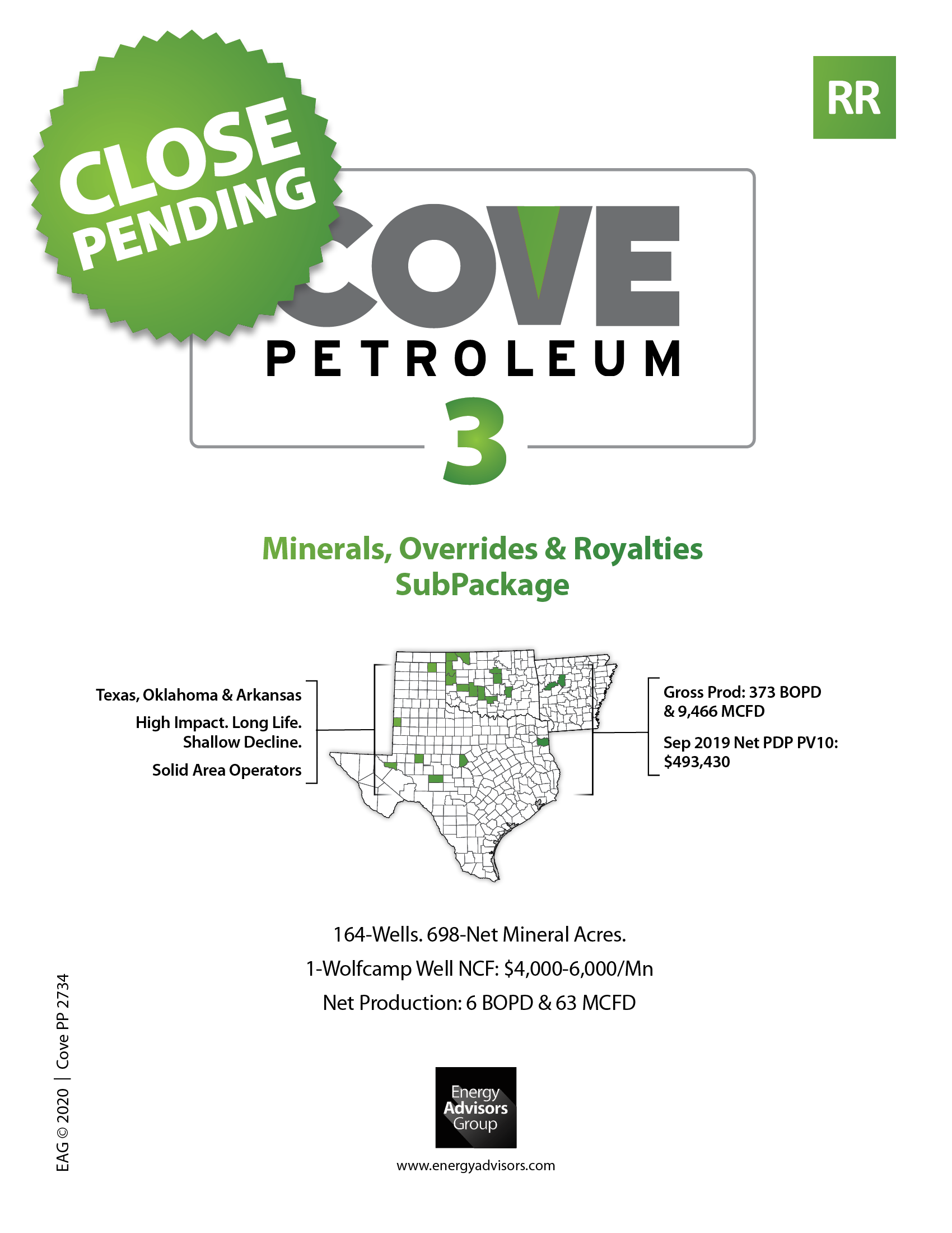 COVE MINERAL/ROYALTY SUBPKG 3 - Energy Advisors Group COVE MINERAL/ROYALTY SUBPKG 3
