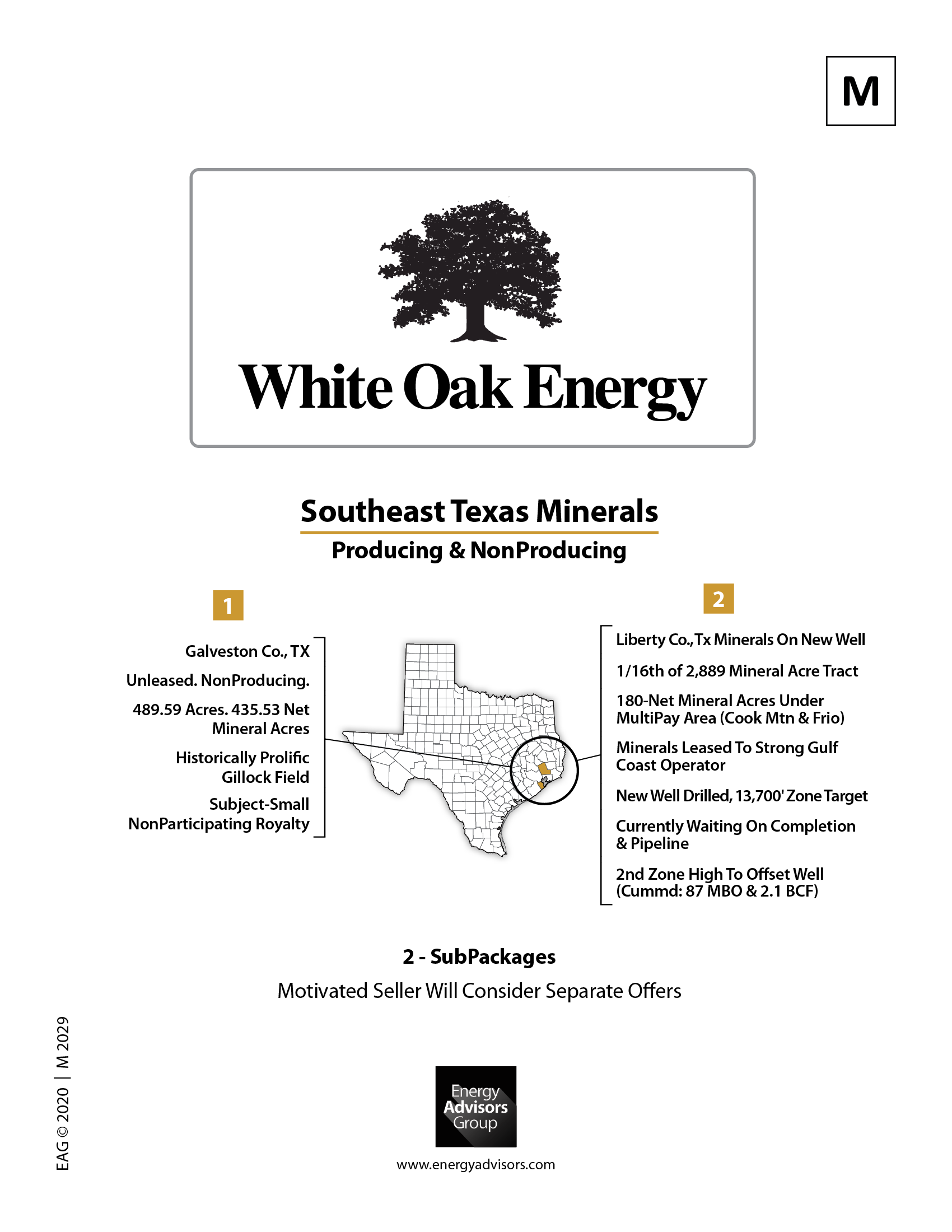 QUICK SMALL MINERAL PKG - Energy Advisors Group QUICK SMALL MINERAL PKG