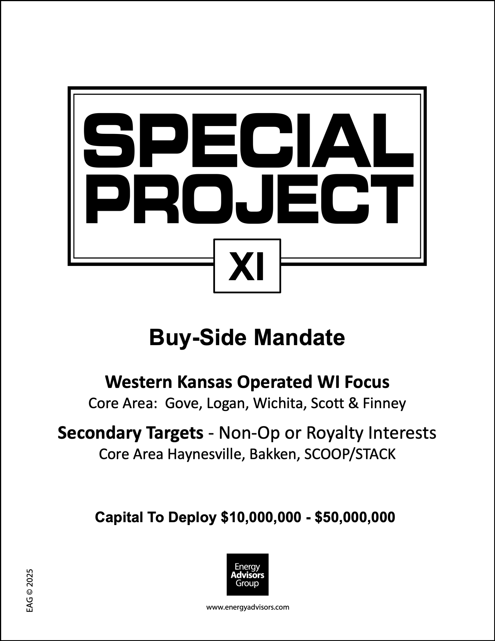 SPECIAL PROJECT-BUYER LOOKING