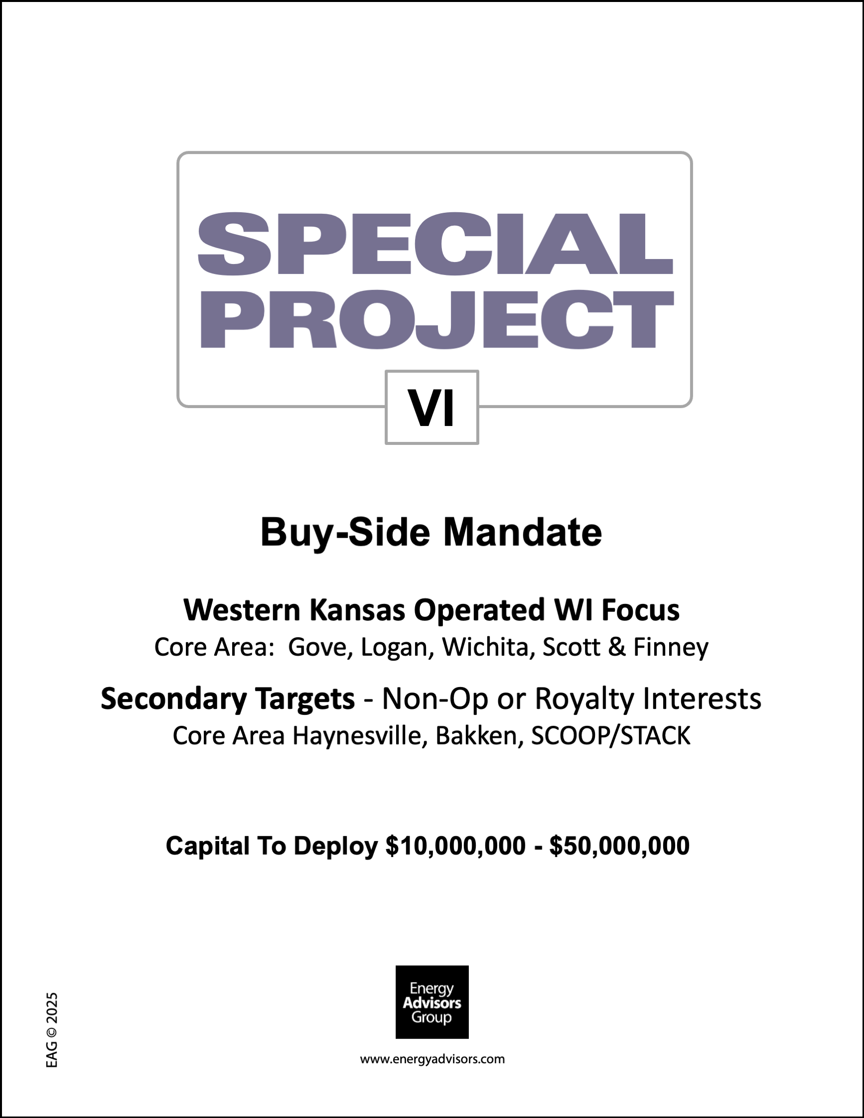 FAMILY OFFICE LOOKING FOR DEALS